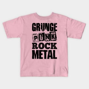 GRUNGE PUNK ROCK METAL Kids T-Shirt